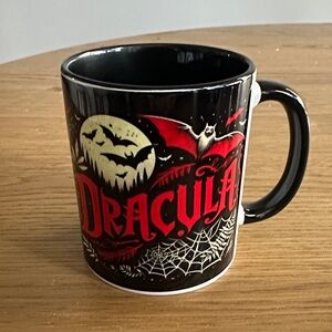 Dracula Themed Black Mug